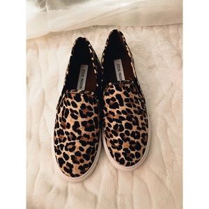 Steve Madden Leopard Slip on Sneakers